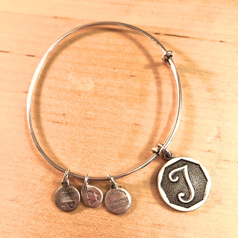 Alex and Ani “T” initial bracelet